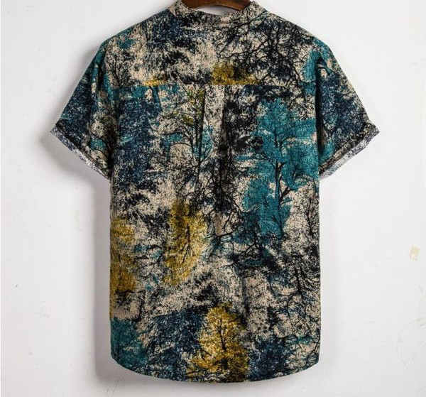 Värviline meeste nööpidega särk - sobib suveks