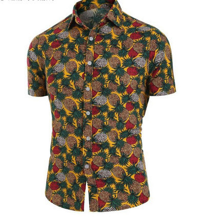 Lühikeste varrukate ja klassikalise kraega vabaaja meeste särk mitmes värvitoonis