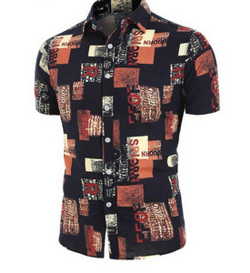 Uue mudeli klassikalise krae ja lühikeste varrukatega meeste särk