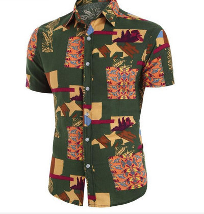 Uue mudeli klassikalise krae ja lühikeste varrukatega meeste särk