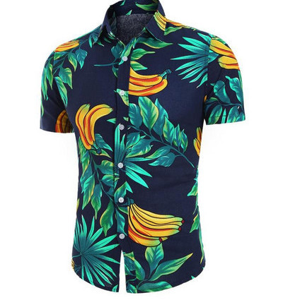 Uue mudeli klassikalise krae ja lühikeste varrukatega meeste särk