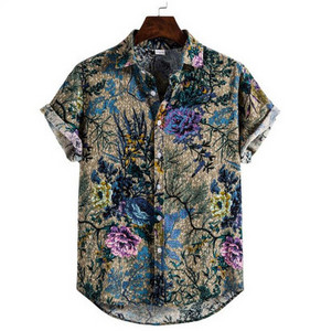 Randa sobilik vabaaja meeste lühikeste varrukatega särk