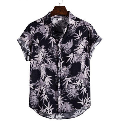 Randa sobilik vabaaja meeste lühikeste varrukatega särk