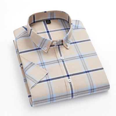 Uus mudel nööpide ja klassikalise kraega meeste särk