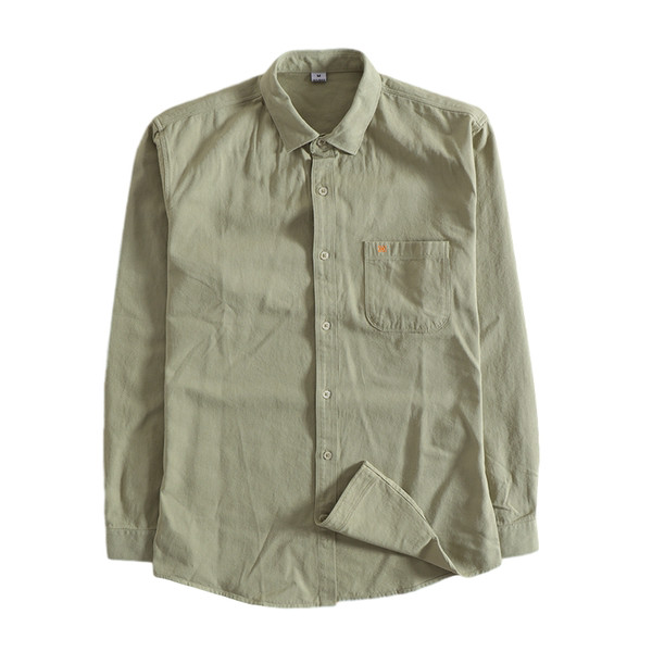 Ikdienas vīriešu krekls ar klasisku apkakli un pogām