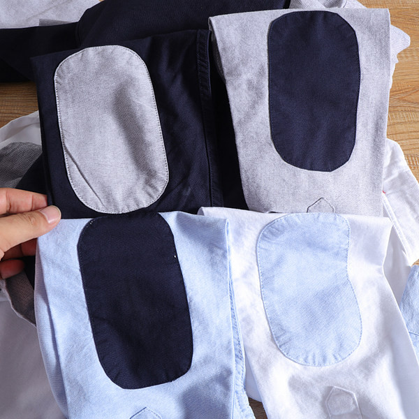 Meeste särk tikandiga krael ja pikkade varrukatega