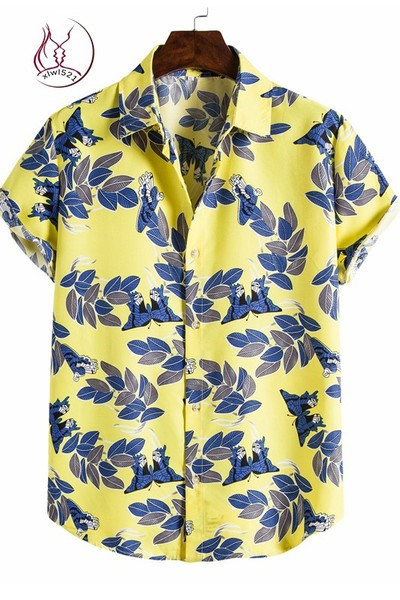 Suvine lühikeste varrukatega meeste särk - mitut värvi