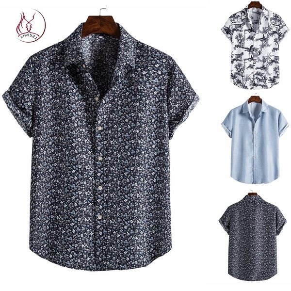 Suvine lühikeste varrukatega meeste särk - mitut värvi