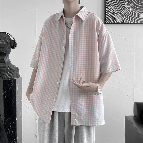 Vasaras rūtains krekls ar 3/4 piedurknēm