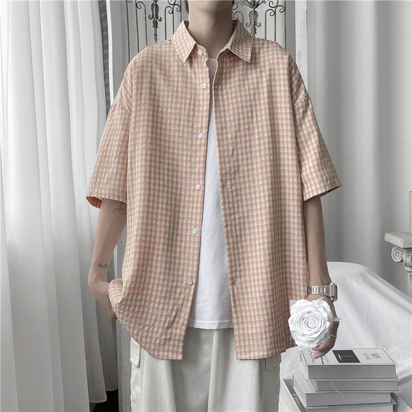 Vasaras rūtains krekls ar 3/4 piedurknēm