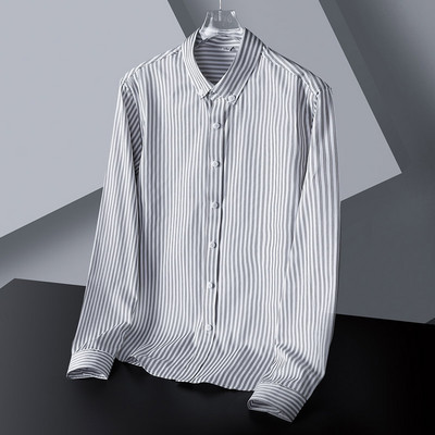 Meeste pikkade varrukatega särk ja nööbid