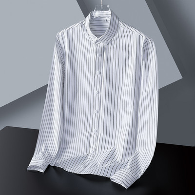 Meeste pikkade varrukatega särk ja nööbid