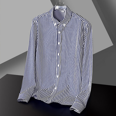 Meeste pikkade varrukatega särk ja nööbid