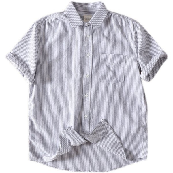 Klassikalise krae ja lühikeste varrukatega meeste särk