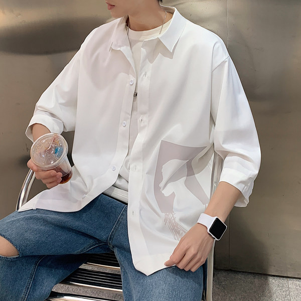 Muška casual košulja sa 7/8 rukavima