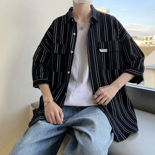 Plata modeļa vasaras svītrains krekls