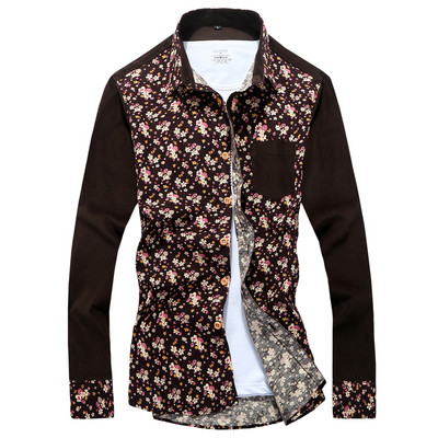 Stiilne tasku ja nööpidega särk meestele