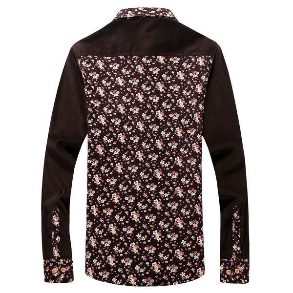 Stiilne tasku ja nööpidega särk meestele