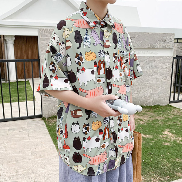 3/4 varrukatega laia värvilise aplikatsiooniga meeste särk