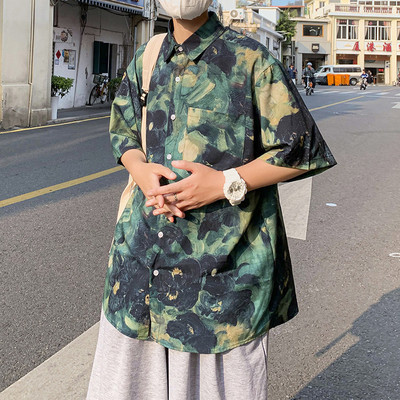 Vīriešu krekls ar 3/4 piedurknēm piemērots ikdienas lietošanai