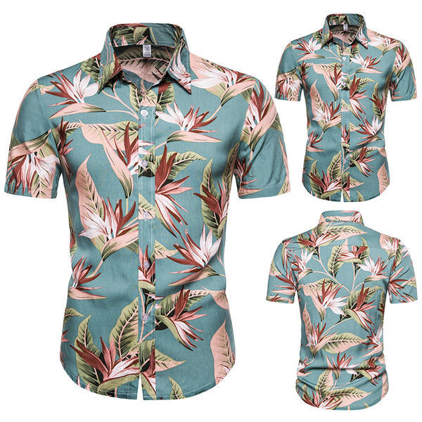 Uue mudeli meestesärk - klassikalise krae ja lühikeste varrukatega