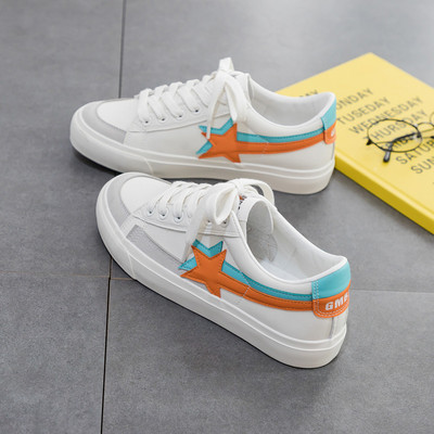 Öko-nahast tekstiga vabaaja tossud naistele