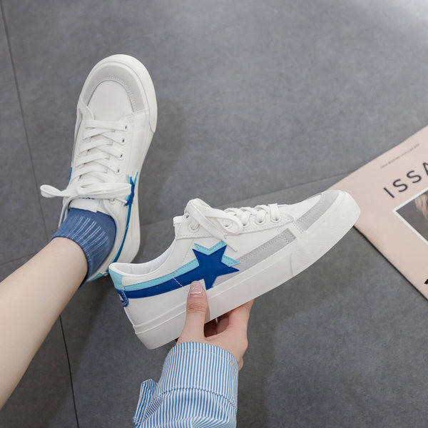 Öko-nahast tekstiga vabaaja tossud naistele