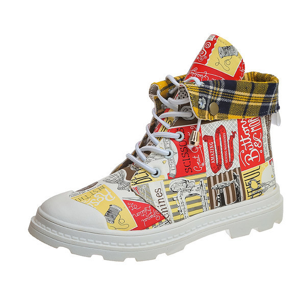 Νέο μοντέλο Γυναικεία casual αθλητικά παπούτσια με μοτίβο σε διάφορα χρώματα