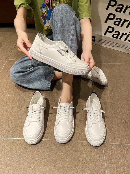 Γυναικεία casual αθλητικά παπούτσια με επίπεδη σόλα