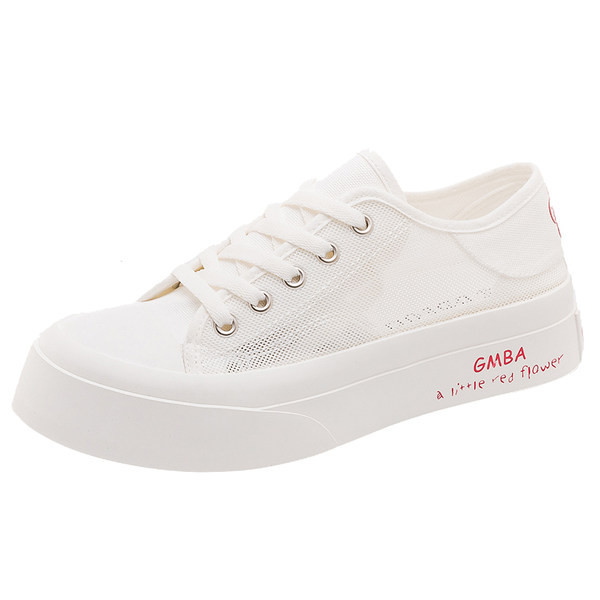 Γυναικεία casual αθλητικά παπούτσια με επιγραφή και παχύ παντελόνι