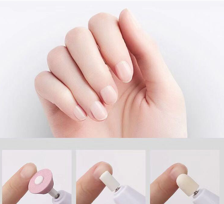 Elektrinė nagų dildė su keliais priedais