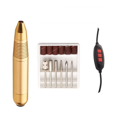 Elektrinis USB failas gelinio lako pašalinimui