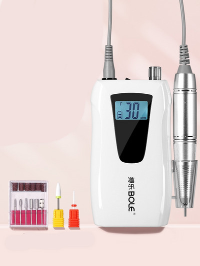 Electric file for removing gel polish in two colors