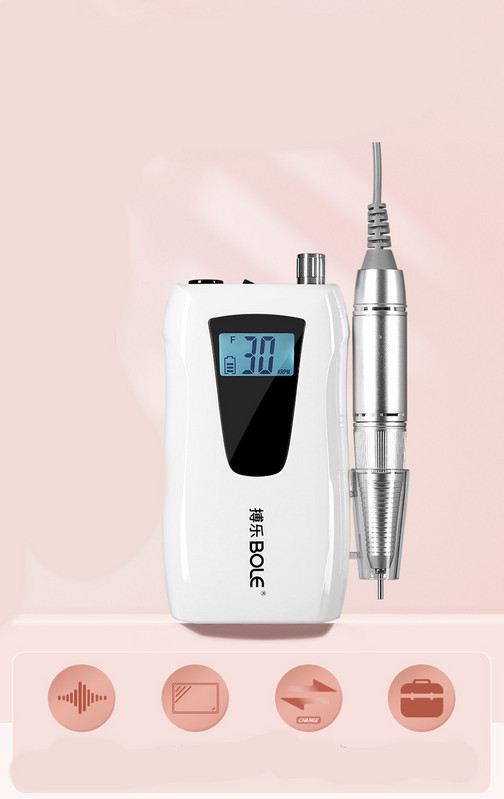 Dviejų spalvų elektrinė dildė gelinio lako pašalinimui