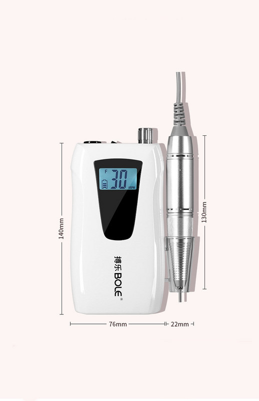 Dviejų spalvų elektrinė dildė gelinio lako pašalinimui