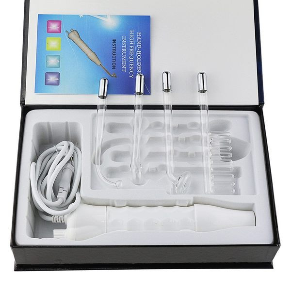 Nešiojamas darsonvalas veidui su keturiais priedais