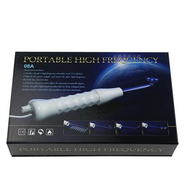 Nešiojamas darsonvalas veidui su keturiais priedais