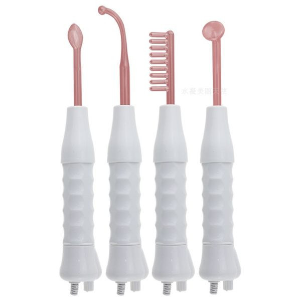 Nešiojamas darsonvalas veidui su keturiais priedais