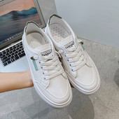 Naiste vabaaja tossud valged paeltega