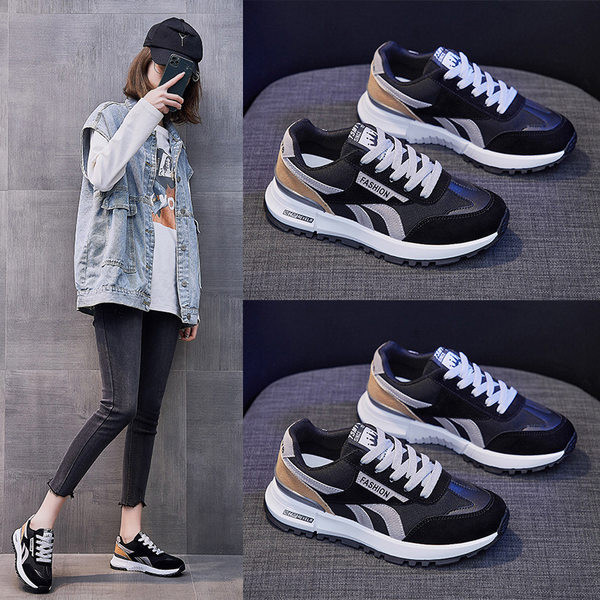 Jauns sieviešu elpojošo kedu modelis ar šņorēm divās krāsās