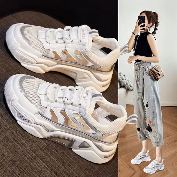 Sieviešu sporta kedas ar sietu un zoli 5 cm