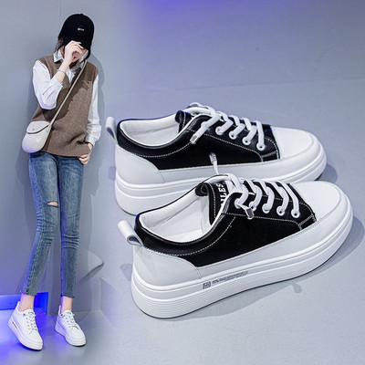 Uus mudel kunstnahast paeltega naiste tossud - valge ja must