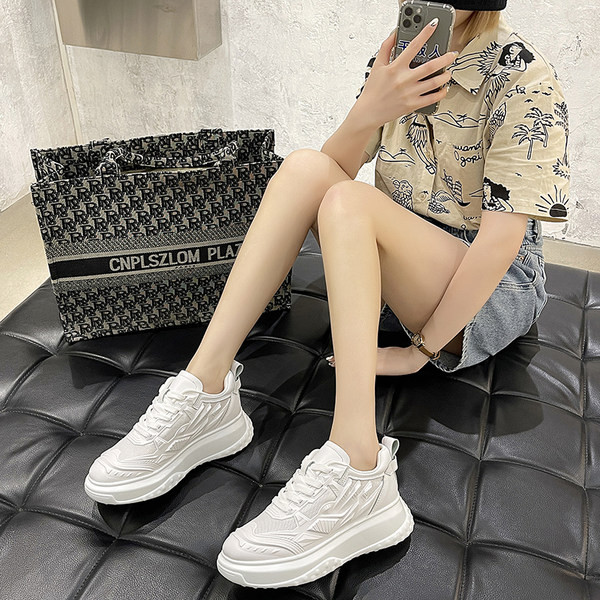 Naiste võrkkangaga hingavad tossud