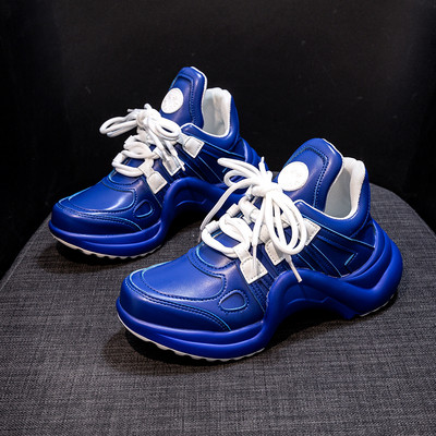 Värvilised naiste tossud paelte ja 5 cm platvormiga