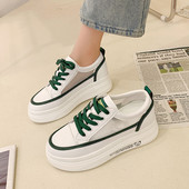 Mūsdienīgas kedas no tīklveida auduma un slēptas platformas