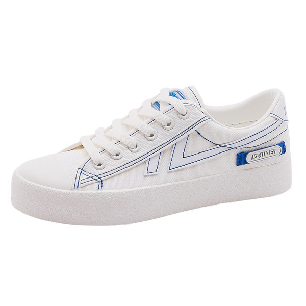 Γυναικεία casual αθλητικά παπούτσια με υφασμάτινη επιγραφή