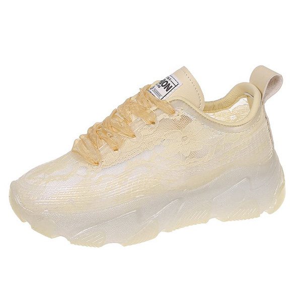 Uus mudel pitsi ja krobelise tallaga naiste tossud