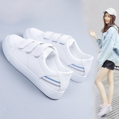 Valget värvi takjakinnitusega vabaaja naiste tossud