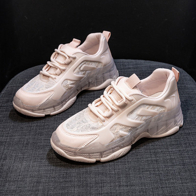 Hingavad naiste tossud pitsi ja 5 cm platvormiga