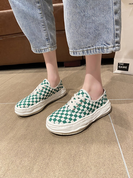 Lameda tallaga ruudulised naiste riidest kingad